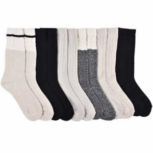 LUCKY BRAND Ladies' Super Soft Boot Sock, Women’s 6-pair pack NWT NEW